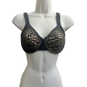 Olga Bra 35519 34C Underwire Adjustable Lace Pajama Sleepwear Women Clothing